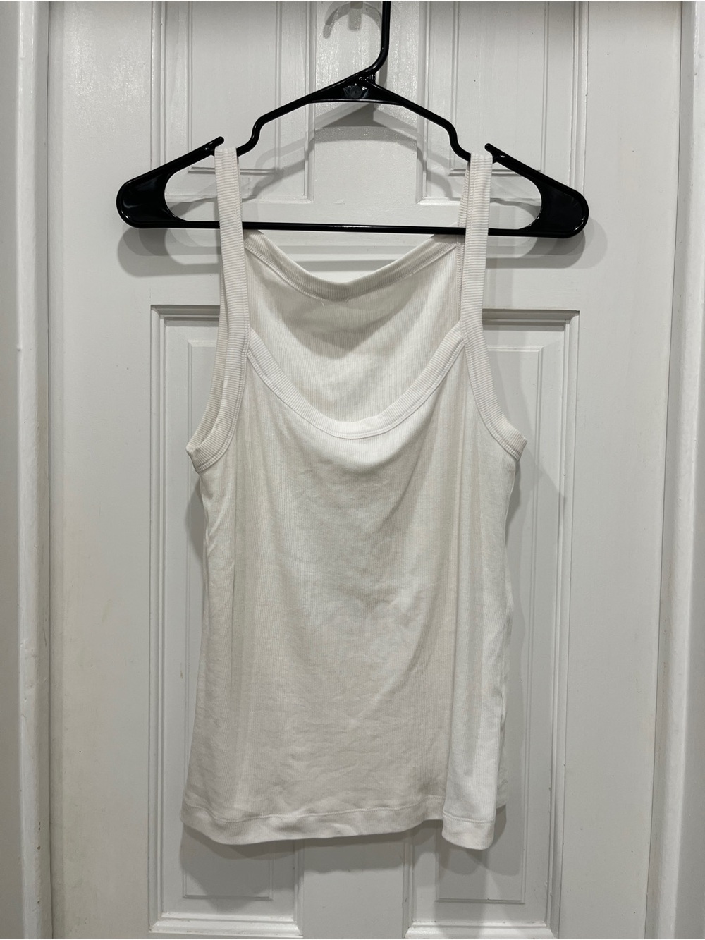 Classic Women's White Tank Top - Brand: Ninety Percent